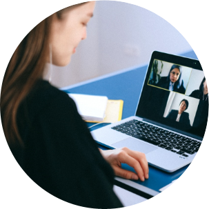 Sign through a video conference